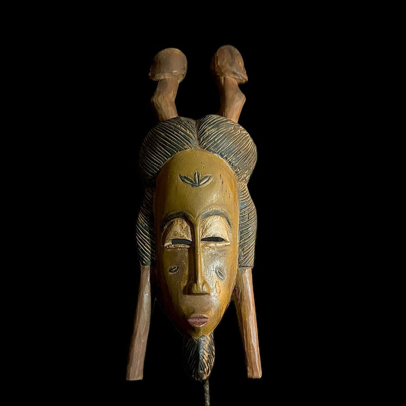 African mask Home Décor handcrafted YAURE GURO MASK -9968