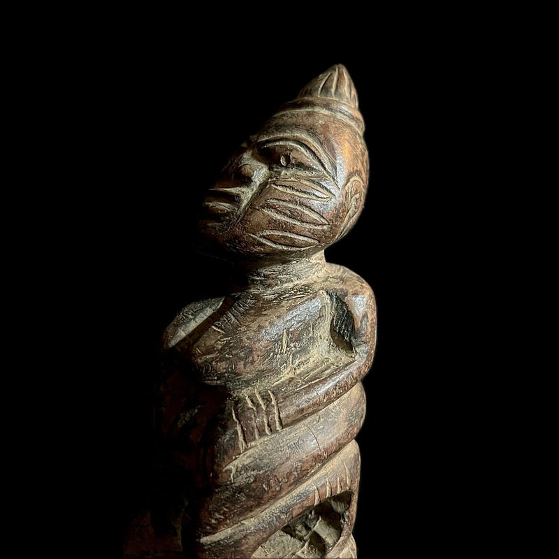 African sculpture Tribal Art Wooden Carved statue Igbo Wooden Carved statue -9997