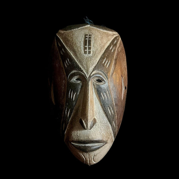 African Igbo Mask Gabon Wall Hanging Collectibles Home Decor -G1008