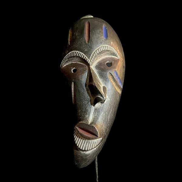 African mask Nigerian Igbo Wood Carved -G1040