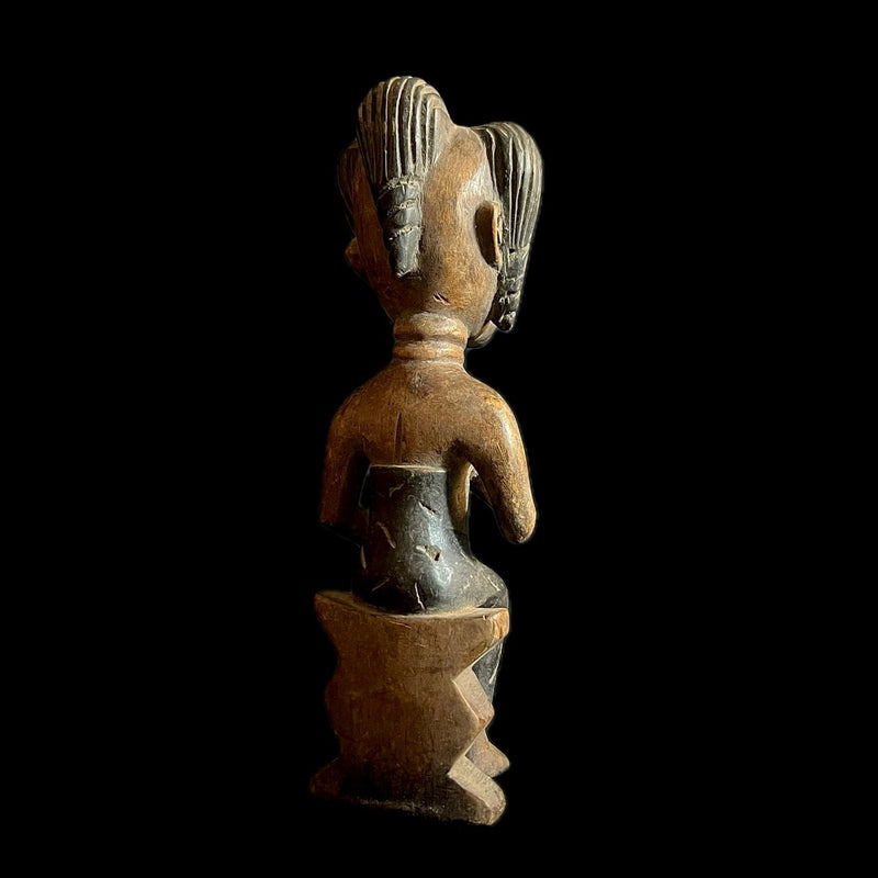 African wooden figures primitive decor Nkisi N’Kondi statue-G1058