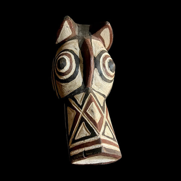 African Tribal Face Mask Wood Hand Bobo Fing Antelope Mask hand carved-G1339