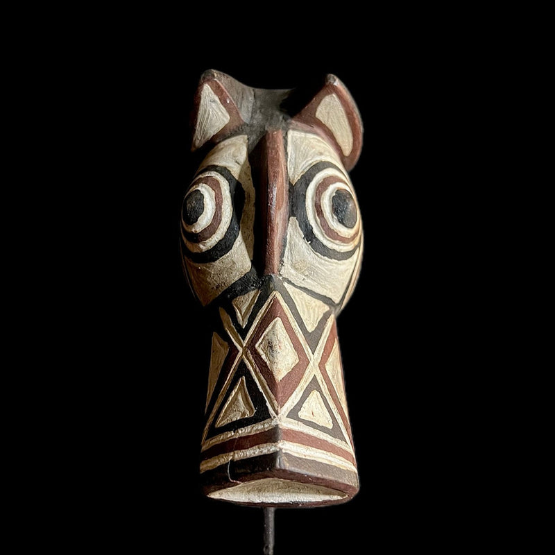 African Tribal Face Mask Wood Hand Bobo Fing Antelope Mask hand carved-G1339