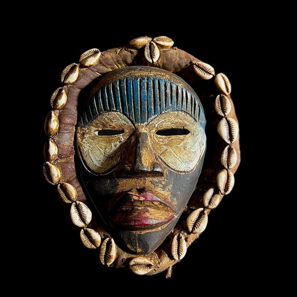 African Mask antique Face Mask African Wall Hanging Dan-G1095