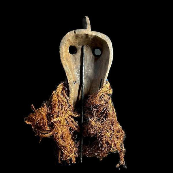 African Mask female Songye Kifwebe mask Hand Carved Wall Hanging-G1369