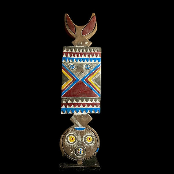 African Masks Bobo Bwa Hawk Mask Burkina Faso Wall Hanging -G1107