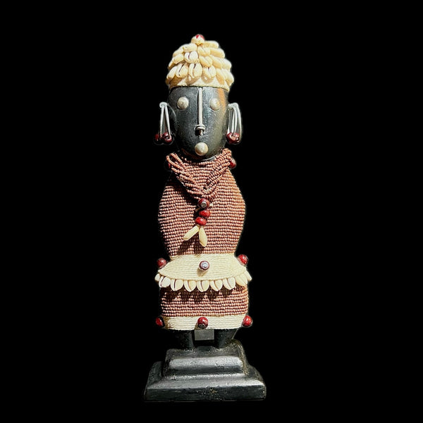 African Beaded Namji Doll Décor eye catching in Home Décor statue-G1133