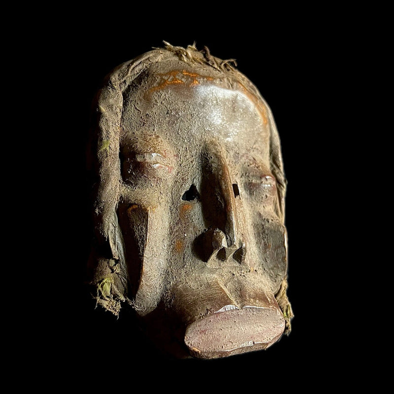 African Handmade Sese Wood dan mask African Mask Hand Carved DAN-G1158