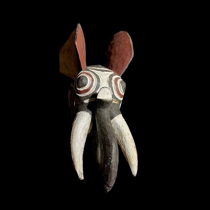 African Mask Tribal Art BOBO Gurunsi Elephant Mask Wood Hand Carved Home Décor mask-G1419