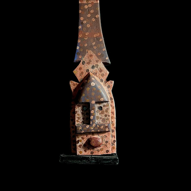 African Mask Kanaga Dogon BOBO Mali Mask Carved from wood and pigmented-G1435