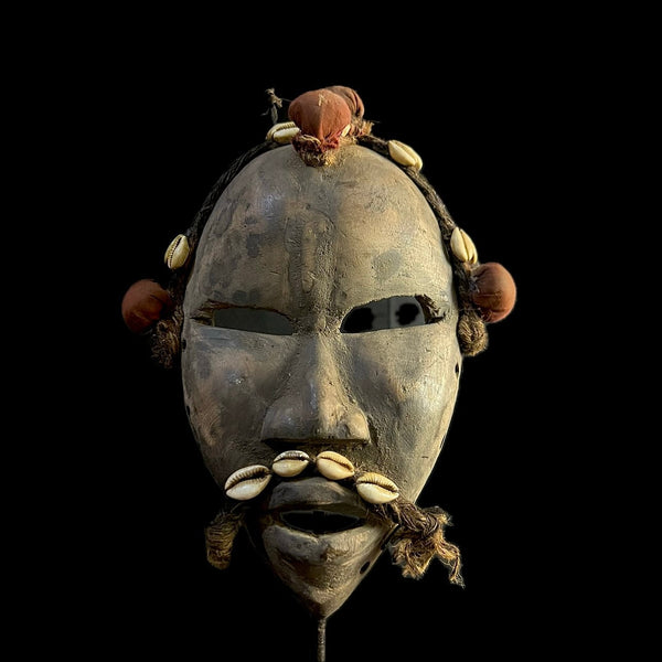 African Dan Kran Kaogle Mask wall mask Traditional masque vintage art -G1200