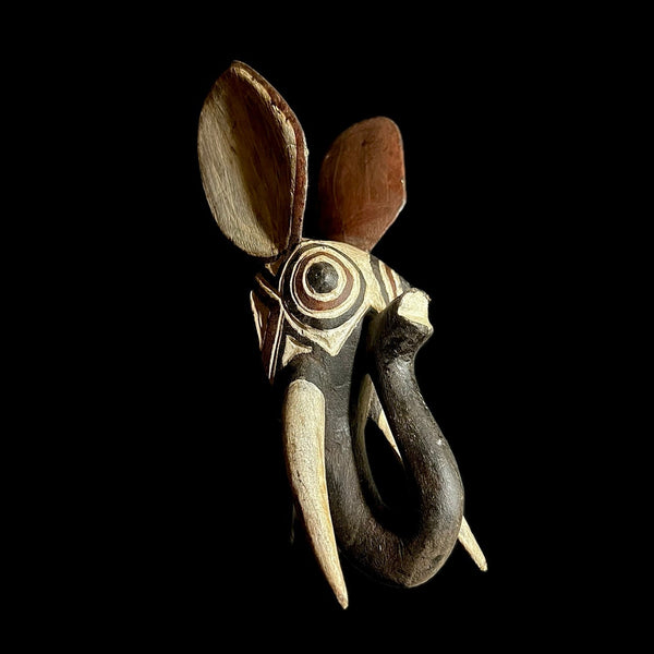 African Mask Tribal Art BOBO Gurunsi Elephant Mask Wood Hand Carved Home Décor mask -G1474