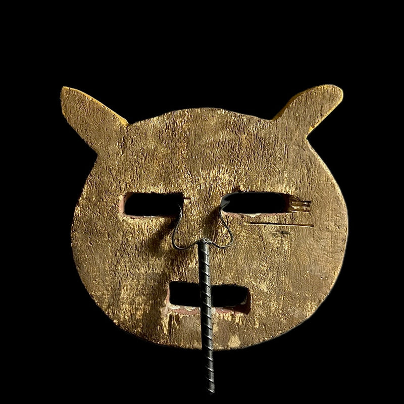 African Face Mask Tribal Art Wooden Baule Goli face mask Wall Hanging-G1482