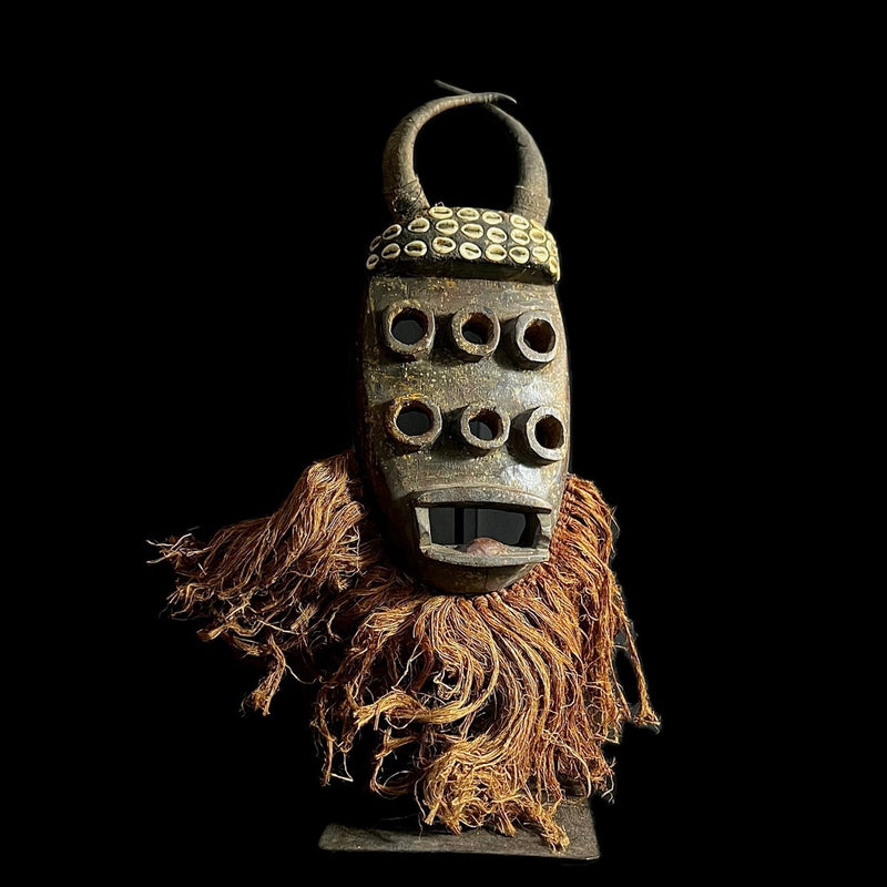 African mask Wood Hanging Grebo Mask Liberia wall mask Traditional -G1227