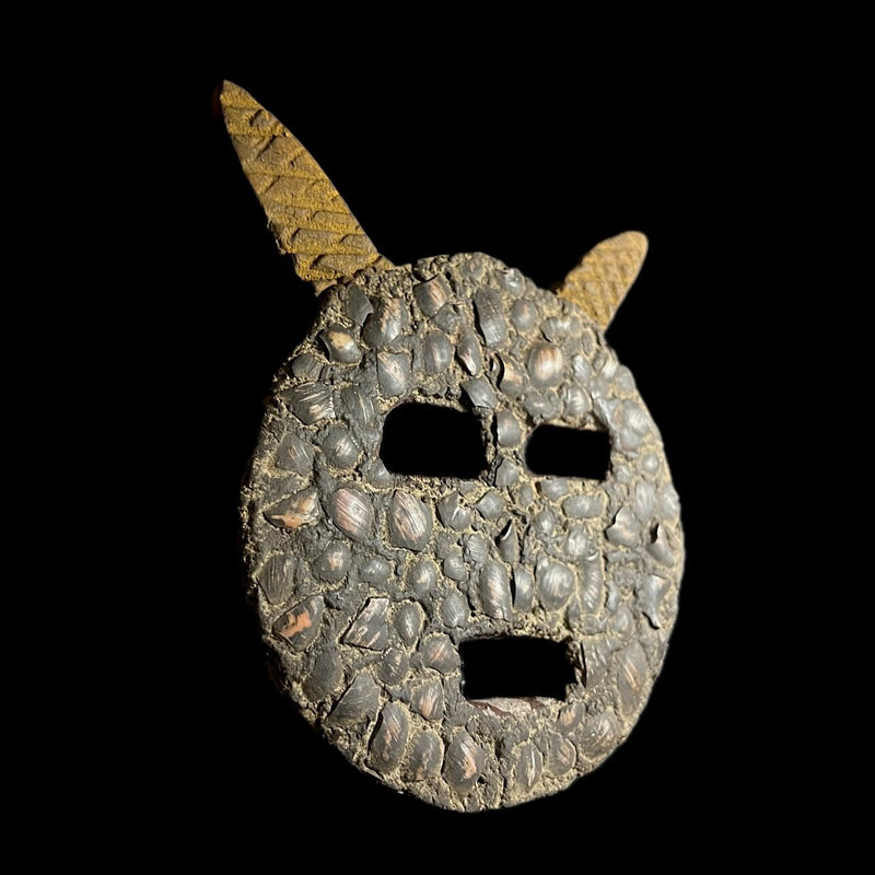 African Mask Decorative Carved large African mask Baule Goli Mask Home Décor-G1527