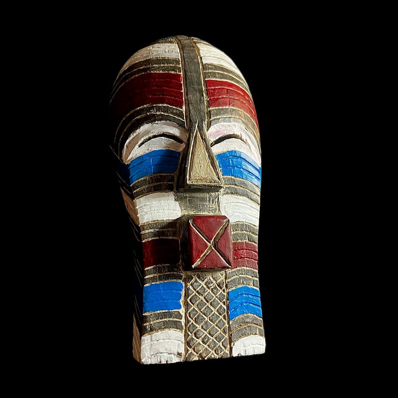 african mask Tribal Face handmade and antique Luba Songye-G1248