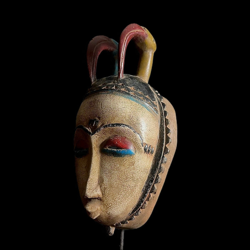 African Guro African Mask As Tribal Mask Handmade-G1542