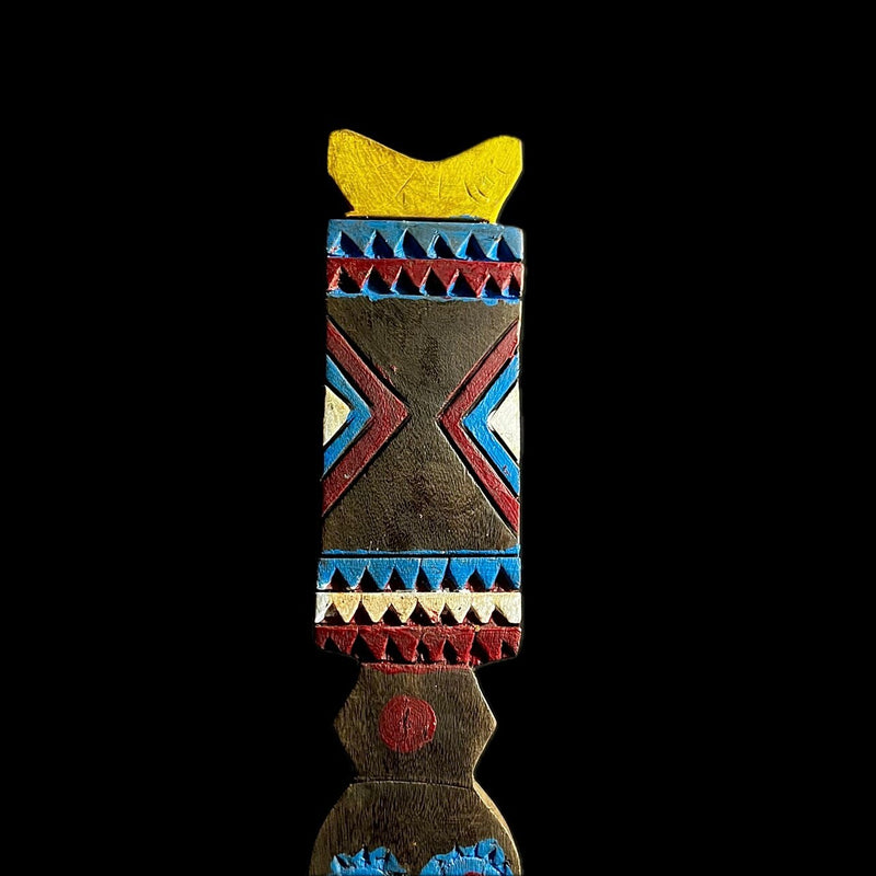 African Mask African Wall Hanging BOBO Bwa Owl Mask Burkina Faso Bwa Plank Mask-G1277