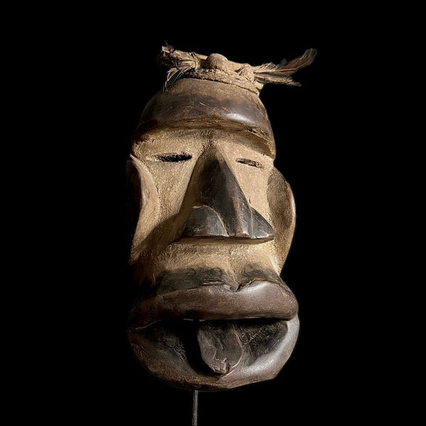 African Mask Antique Carved Dan Passport Mask , Liberia African Home Décor art mask-G1604