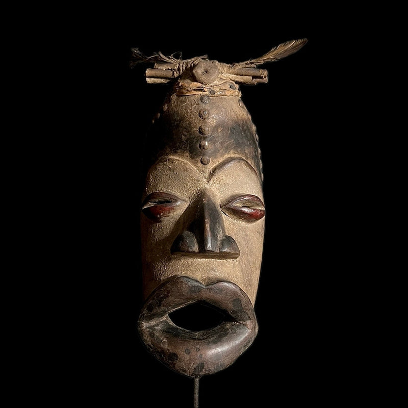 African Dan mask carved in wood African Tribal Face Mask Home Décor art mask-G1605