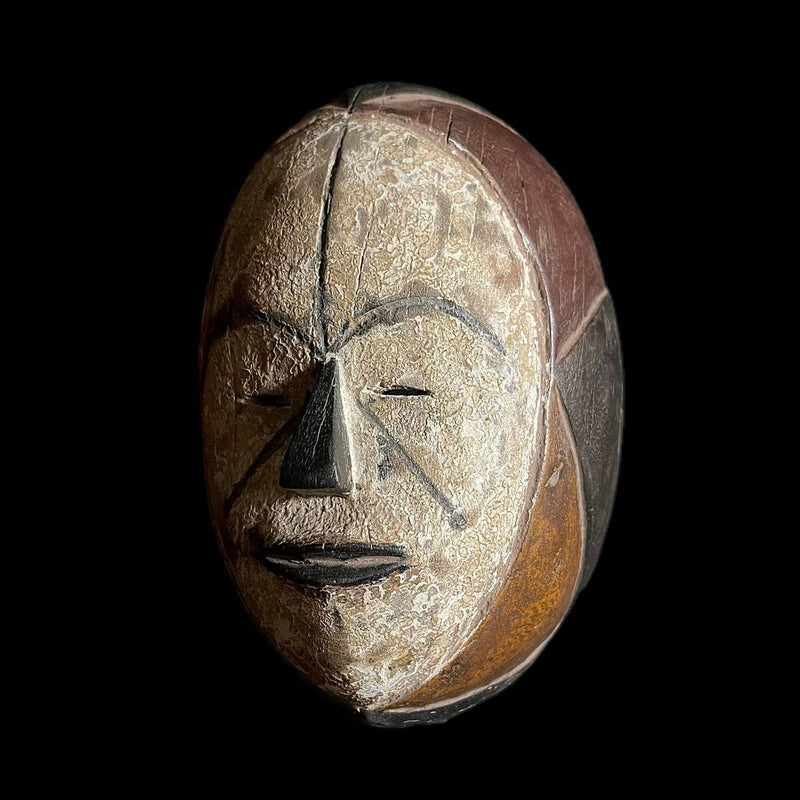 African Nigerian Igbo Wood Carved Spirit Mask IGBO Mask Tribal Mask-G1614