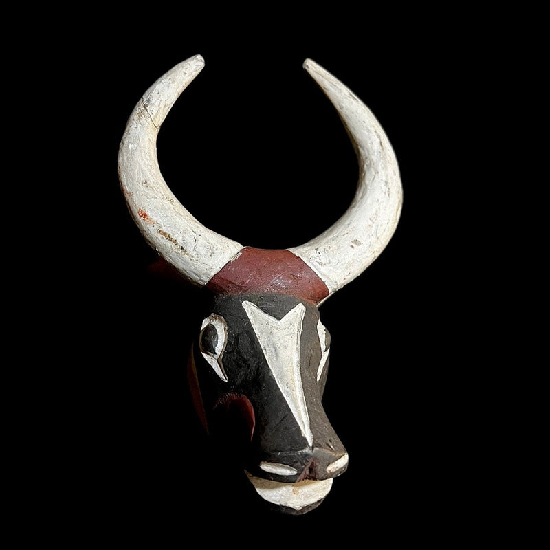 African Mask Tribal Face Mask Bobo Bush Cow Mask Burkina Faso-G1332