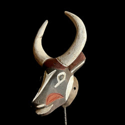 African Mask Tribal Face Mask Bobo Bush Cow Mask Burkina Faso-G1332
