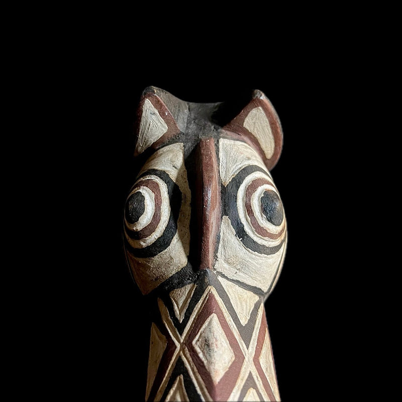 African Tribal Face Mask Wood Hand Bobo Fing Antelope Mask hand carved-G1339