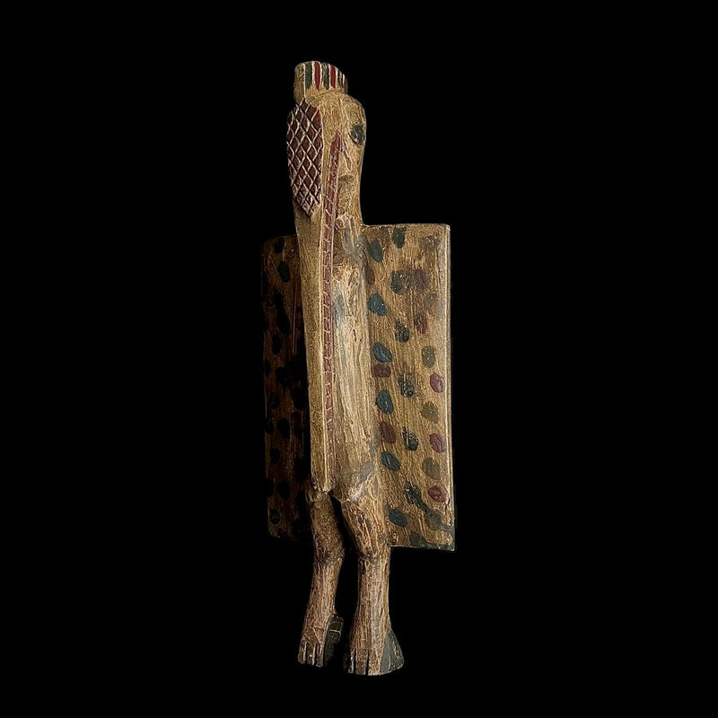 African sculpture African Senufo Prosperity Bird Statue wooden vintage hand carved Home Décor-G1629