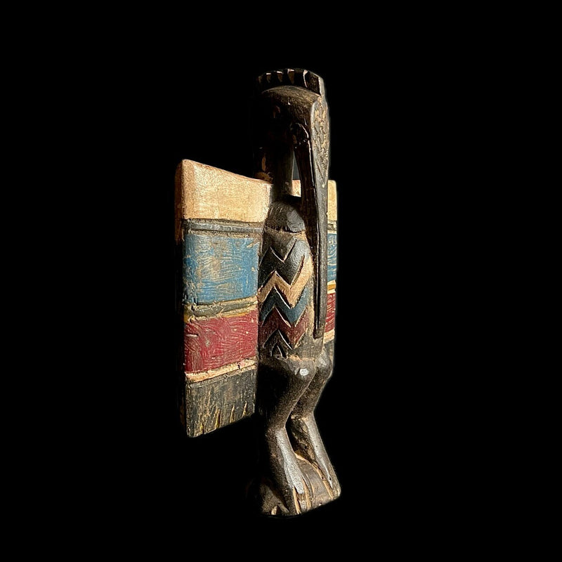 African sculpture African Senufo Prosperity Bird Statue wooden vintage hand carved Home Décor-G1632