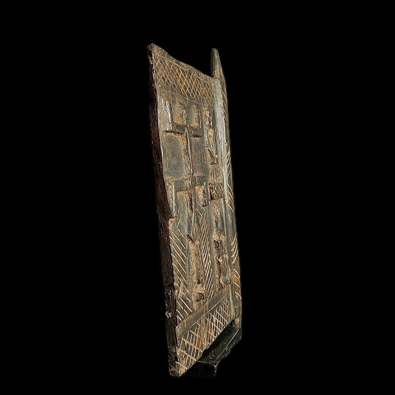 African Dogon Door Carved Wood Granary Door Tribe Mali Granary Door-G1662