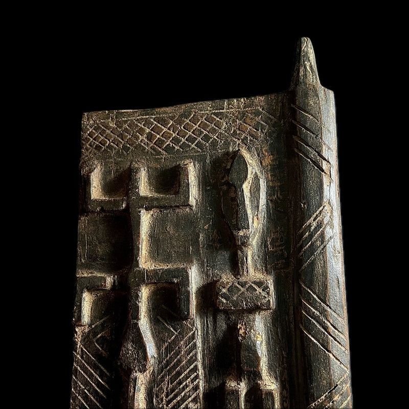 African Dogon Door Carved Wood Granary Door Tribe Mali Granary Door-G1662