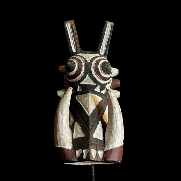 African Mask Tribal Art BOBO Gurunsi Boar Mask Wood Hand Carved Home Décor mask-G1406