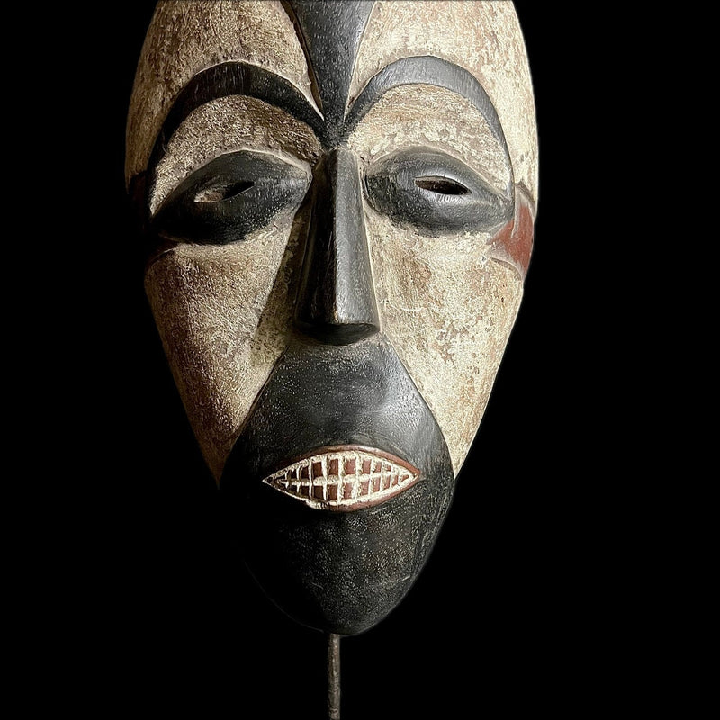 African Mask Igbo Gabon Wall Hanging Primitive Collectibles Home Decor -G1702