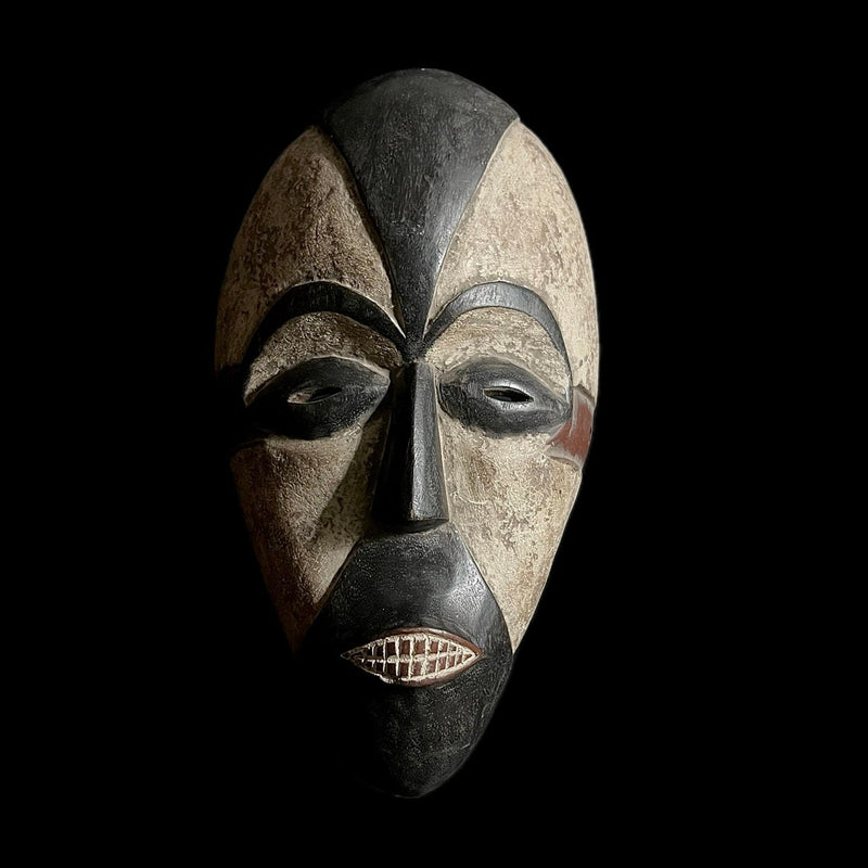 African Mask Igbo Gabon Wall Hanging Primitive Collectibles Home Decor -G1702