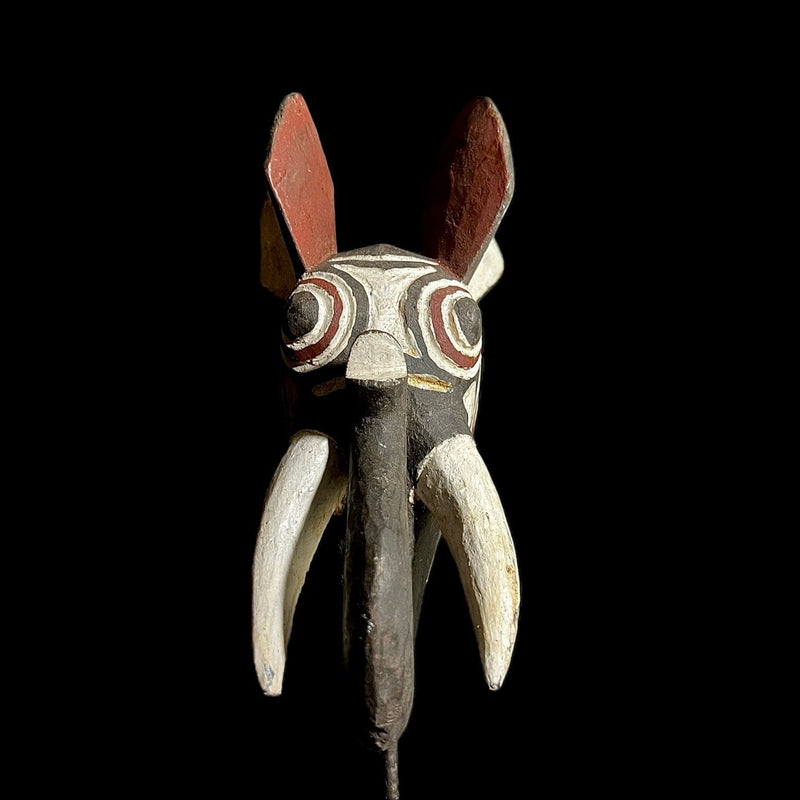 African Mask Tribal Art BOBO Gurunsi Elephant Mask Wood Hand Carved Home Décor mask-G1419
