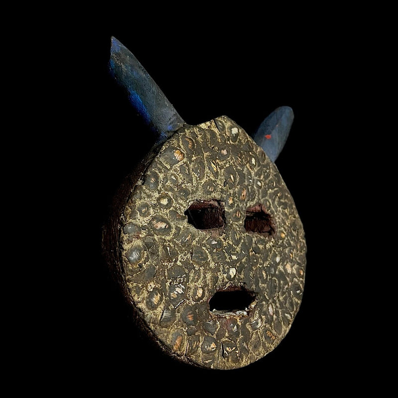 African Masks Antiques Traditional Goli Guru Tribe Wood Mask-G1434