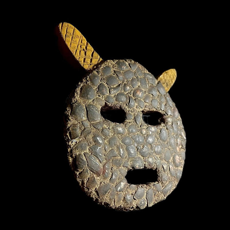 African Masks Antiques Traditional Goli Guru Tribe Wood Mask-G1441