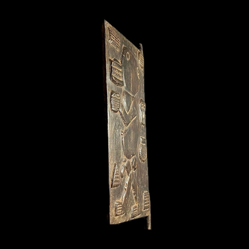 African Dogon Door Carved Wood Granary Door Dogoan Tribe Mali Dogon -G1756