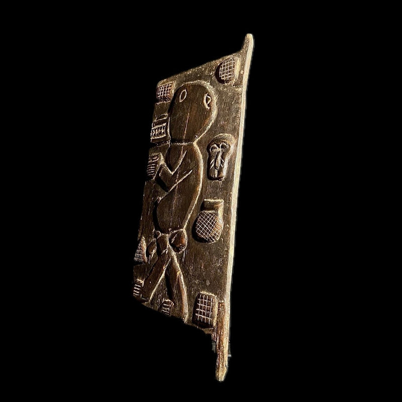 African Dogon Door Carved Wood Granary Door Dogoan Tribe Mali Dogon -G1756