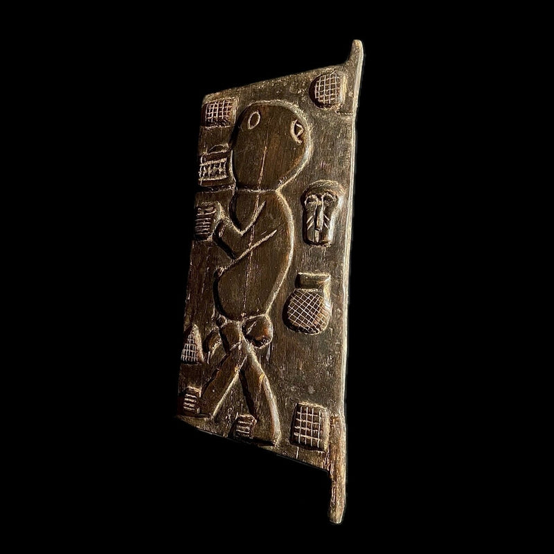 African Dogon Door Carved Wood Granary Door Dogoan Tribe Mali Dogon -G1756