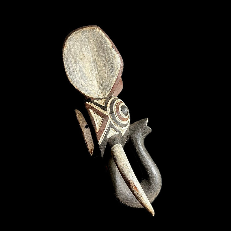 African Mask Tribal Art BOBO Gurunsi Elephant Mask Wood Hand Carved Home Décor mask -G1474