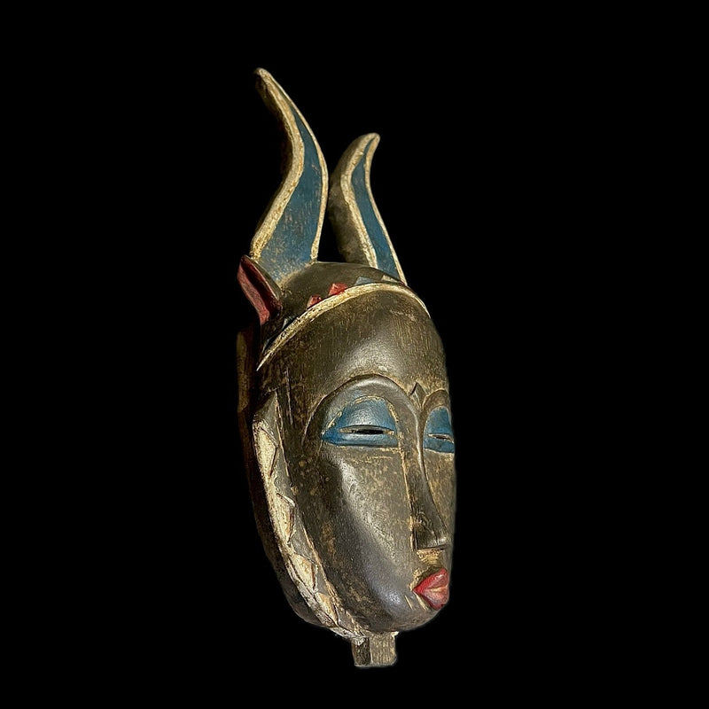 African Art Face Mask Guro Baule antique wall mask Traditional masque masks for wall-G1770