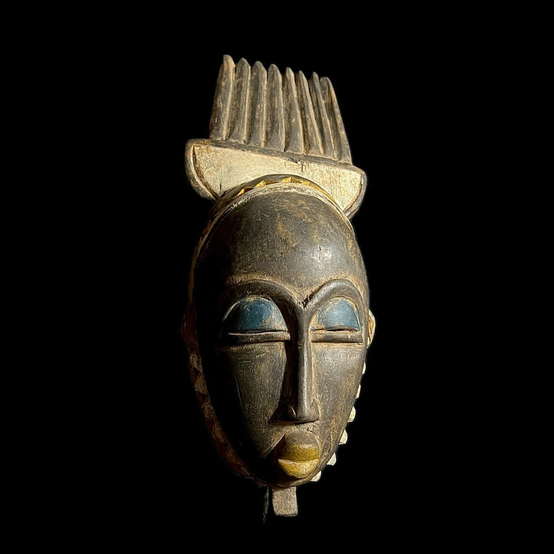 African Art Face Mask Guro Baule antique wall mask Traditional masque masks for wall-G1779