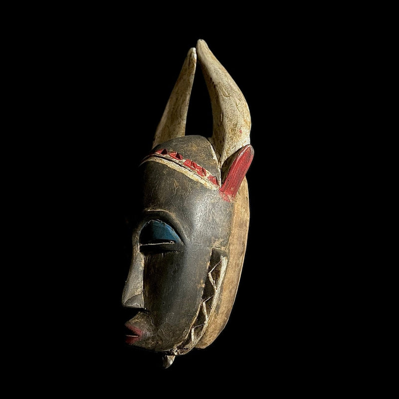 African mask antiques tribal Face vintage Baule Antique antique wall Mask masks for wall-G1791