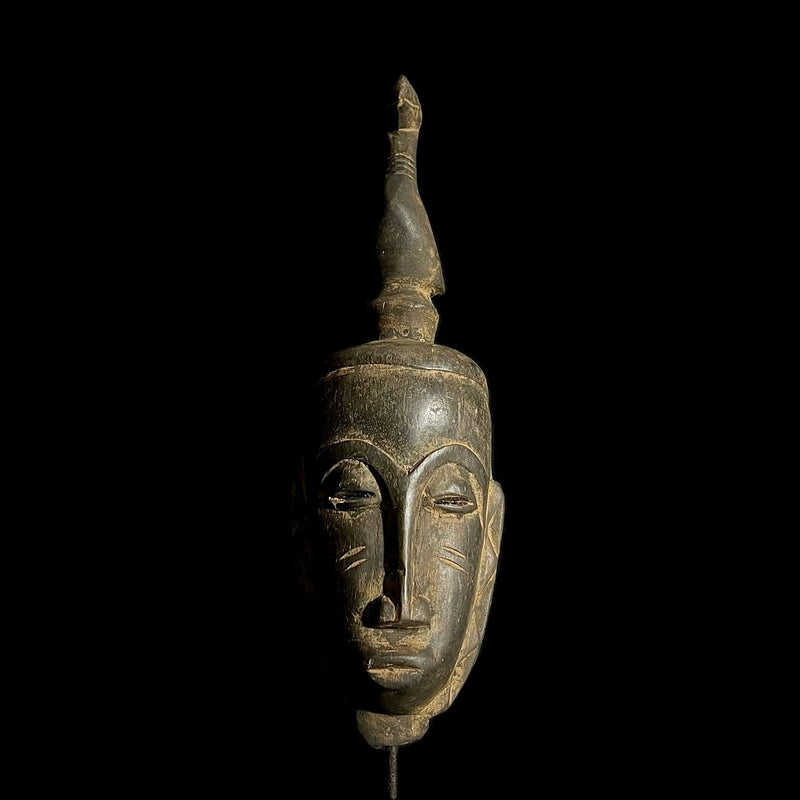 African mask antiques tribal Face vintage Baule Antique antique wall Mask masks for wall-G1792