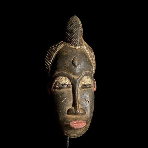 African mask Vintage Hand Carved Wooden Tribal African Art Face Mask African Guro Baule-G1801