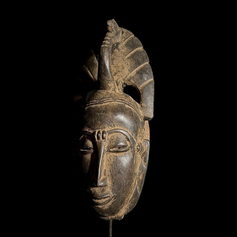 African Mask From The Guru Tribe Tribe Art Vintage Baule Mask Wall Tribal masks for wall-G1807