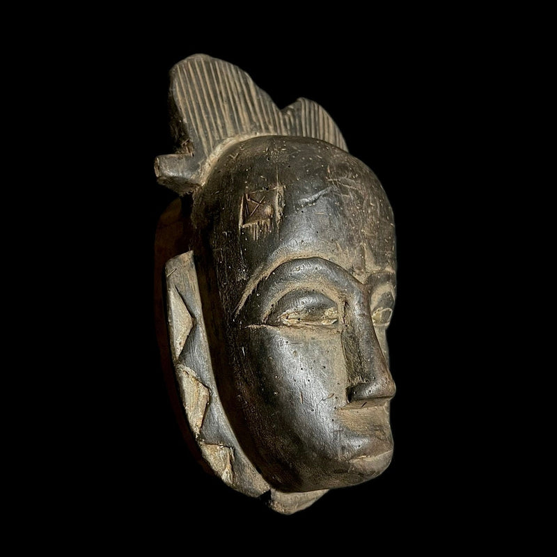 African Mask From The Guru Tribe Tribe Art Vintage Baule Mask Wall Tribal masks for wall-G1808