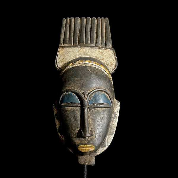 African Mask From The Guru Tribe Tribe Art Vintage Baule Mask Wall Tribal masks for wall-G1814